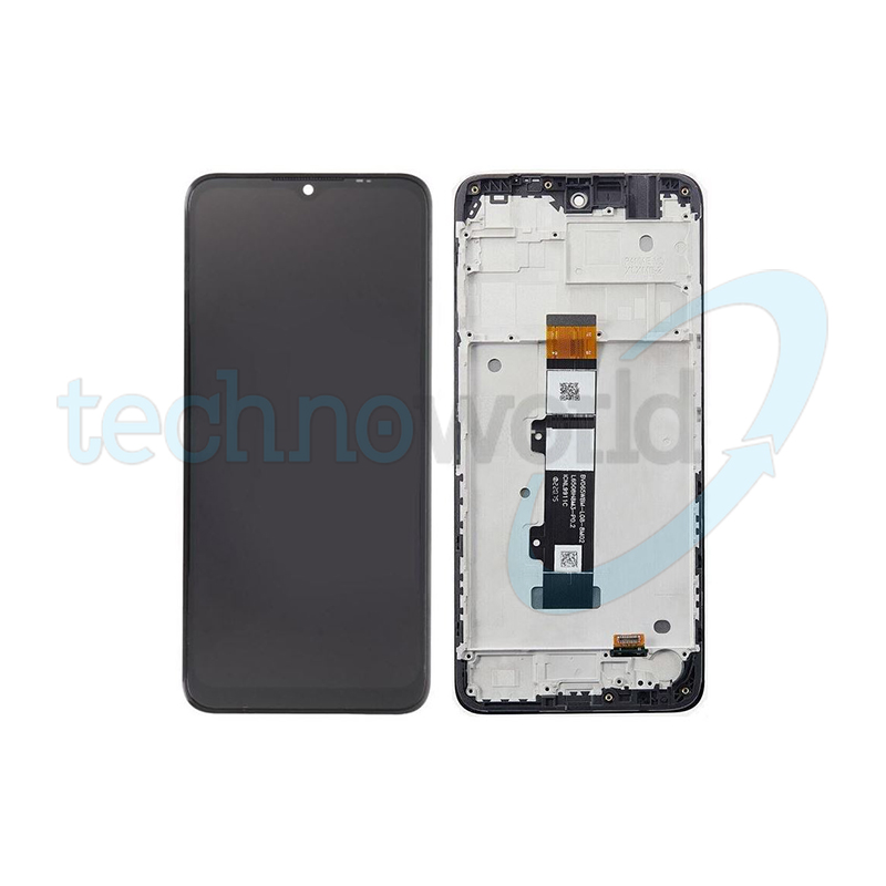 Display Ori. Moto G22 Nero con Frame
