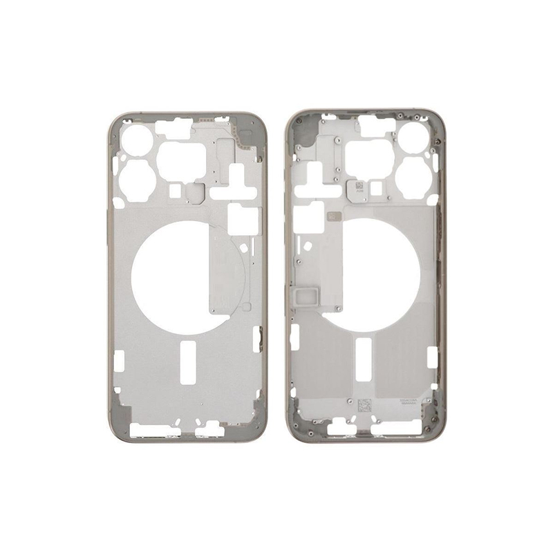 Telaio Posteriore iPhone 15 Pro Max Titanio Naturale