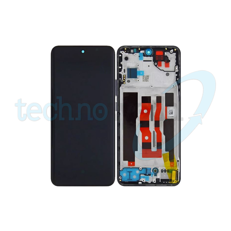 Display Oppo Reno12 5G Nero con Frame - Disassembled