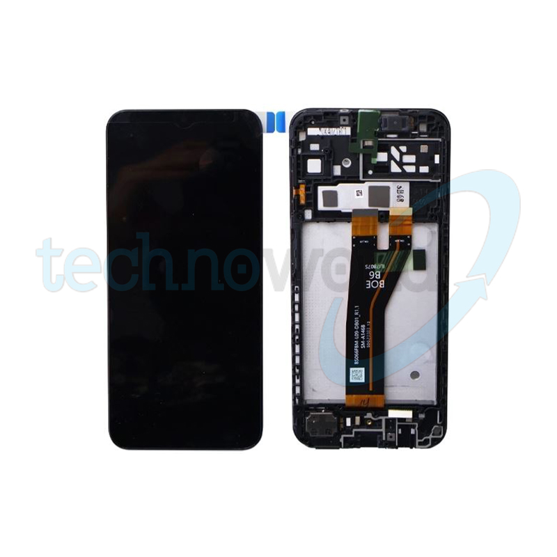 Display Ori. Samsung A14 5G A146B Nero con Frame "NON EU CODE"