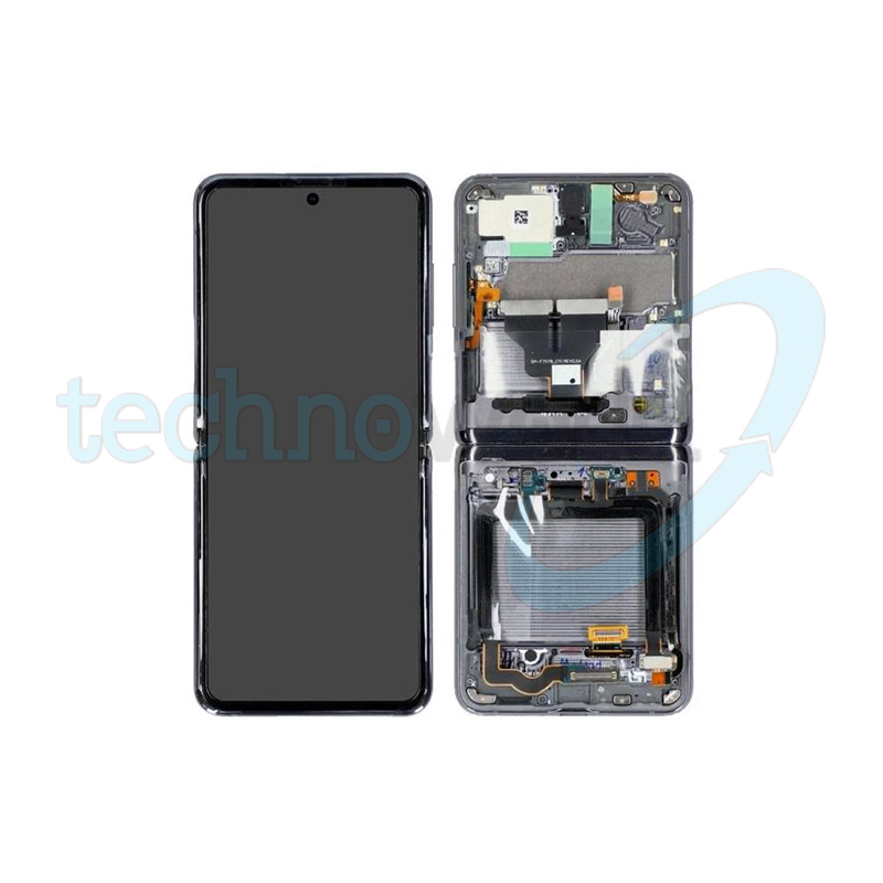 Display Ori. Samsung Z Flip F700 Mystic Gray con Frame