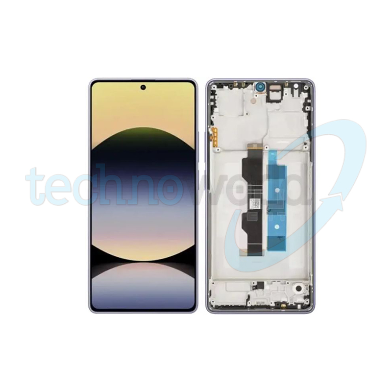 Display Ori. Xiaomi Redmi Note 14S Viola con Frame