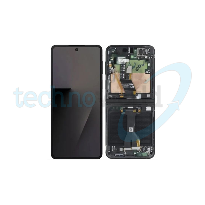 Display Ori. Samsung Z Flip 7 FE F761 Nero con Frame