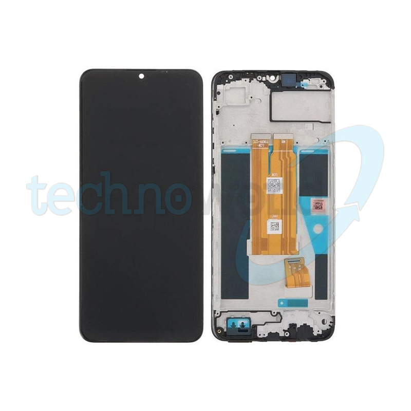 Display Realme C61 Nero Con Frame - OEM per Vers. RMX3930