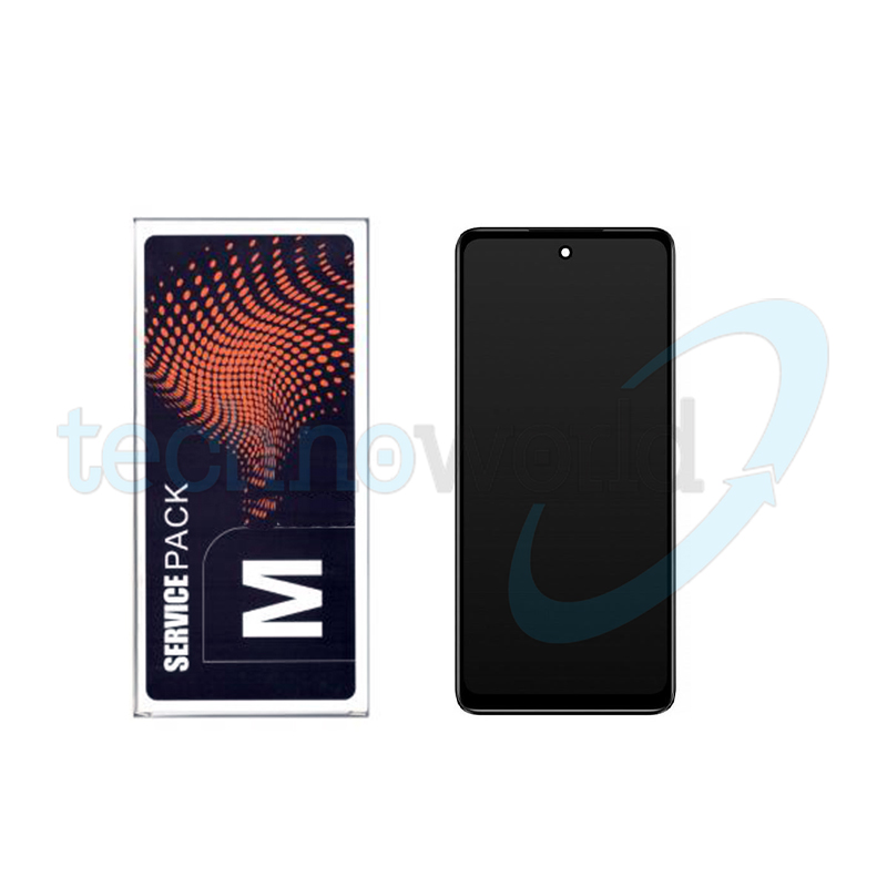 Display Moto E14 Nero Con Frame - OEM