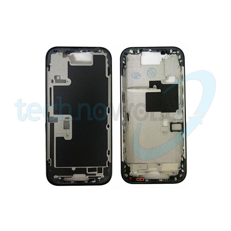 Telaio Centrale iPhone 16 Pro Nero - (Con Flat Tasto Camera)