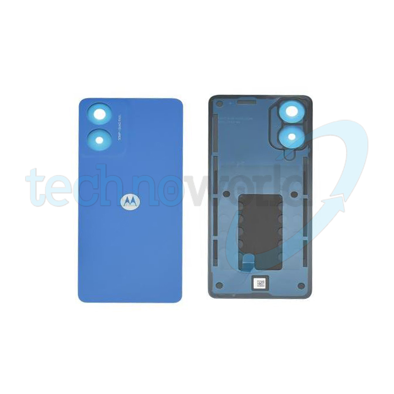 Copribatteria Moto G04s Blu