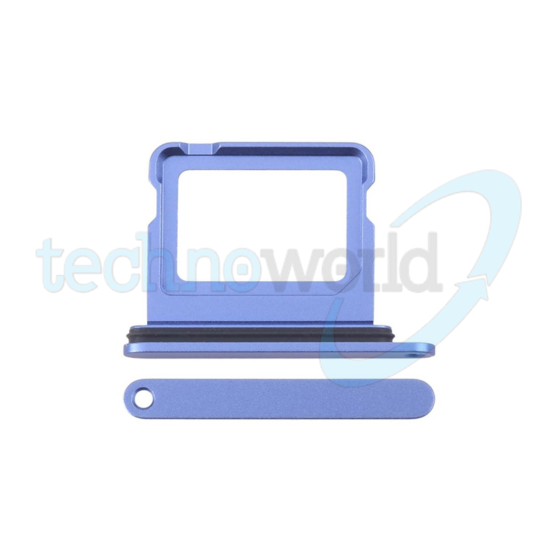 Porta Sim per iPhone 16 Blu