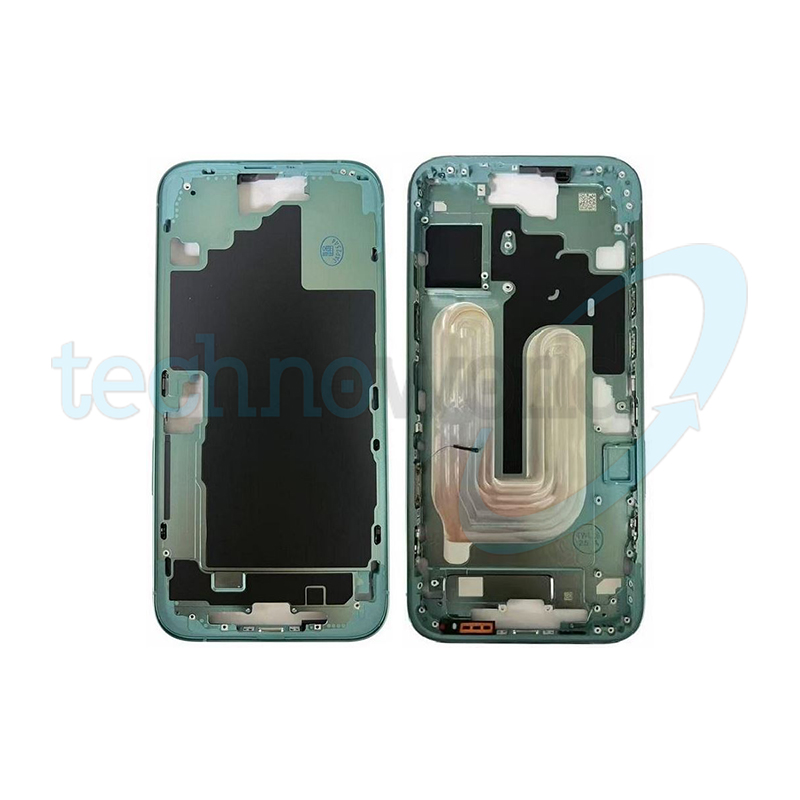 Telaio Centrale iPhone 16 Plus Verde - (Con Flat Tasto Camera)