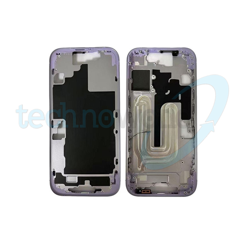Telaio Centrale iPhone 17 Viola - (Con Flat Tasto Camera)