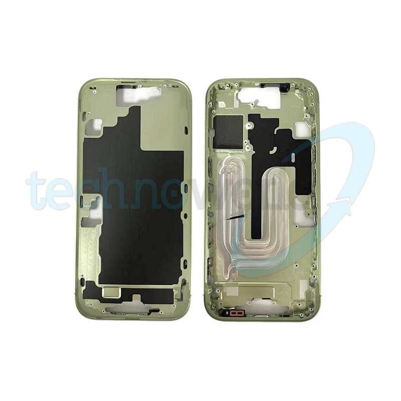 Telaio Centrale iPhone 17 Verde - (Con Flat Tasto Camera)