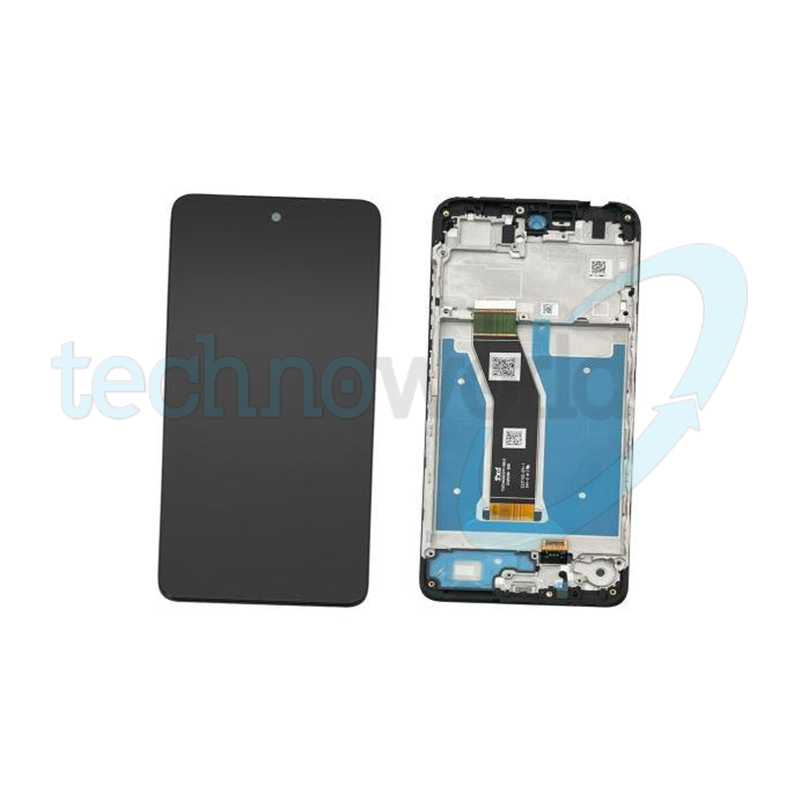 Display Ori. Moto E14 Nero con Frame