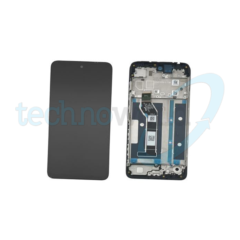 Display Ori. Moto E15 Nero con Frame