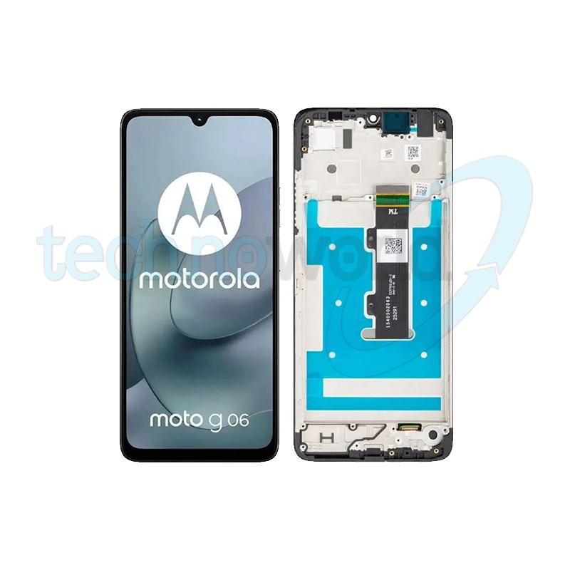 Display Ori. Moto G06 Nero con Frame