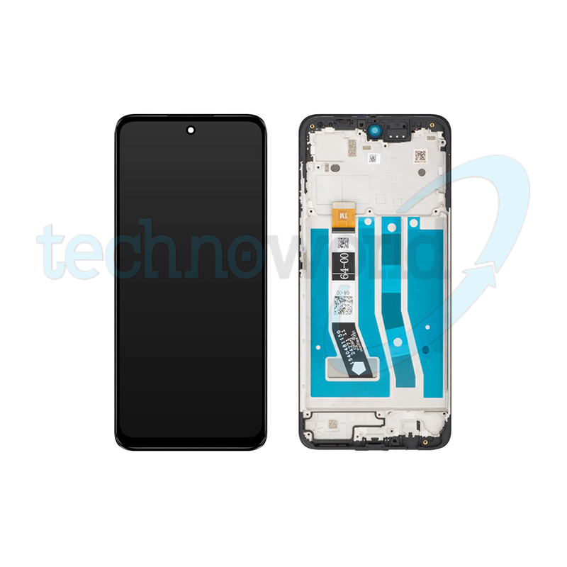 Display Ori. Moto G55 Nero con Frame
