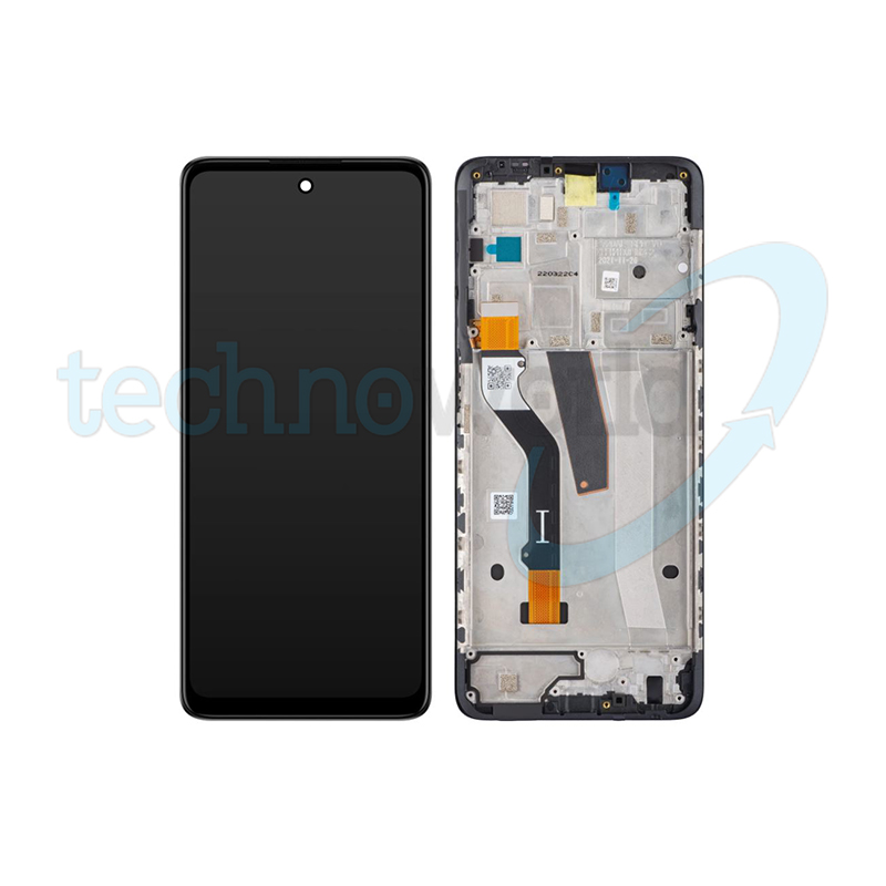 Display Ori. Moto G51 5G Nero con Frame