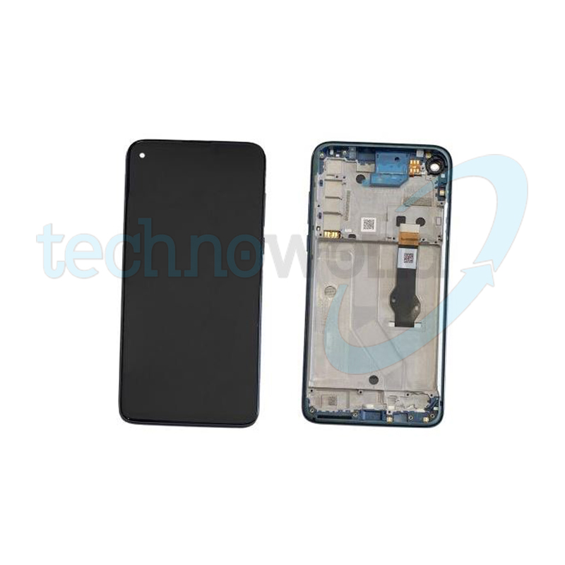 Display Ori. Moto G8 Power Blue con Frame
