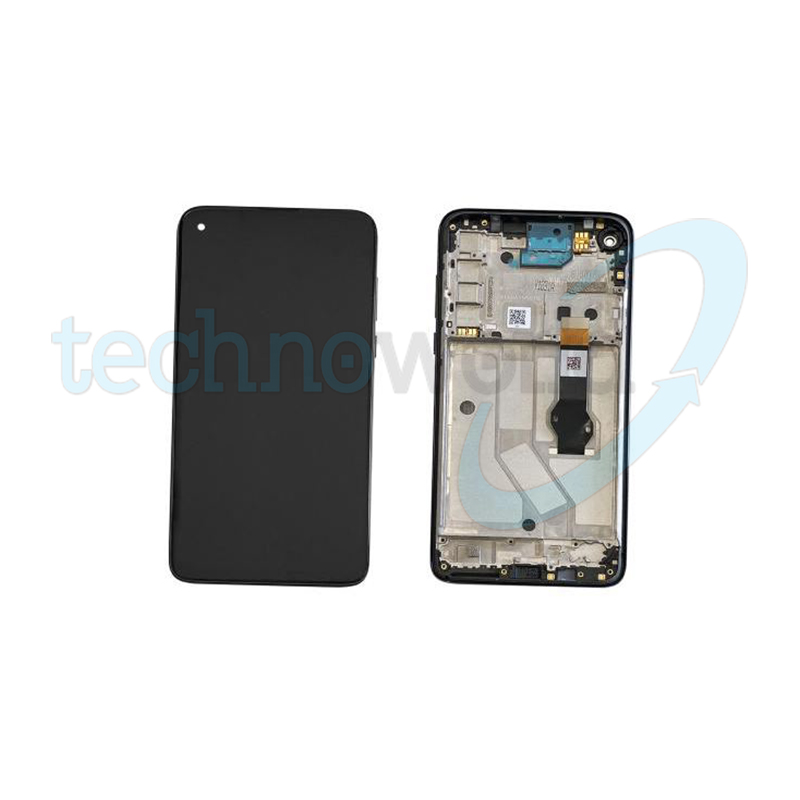 Display Ori. Moto G8 Power Nero con Frame