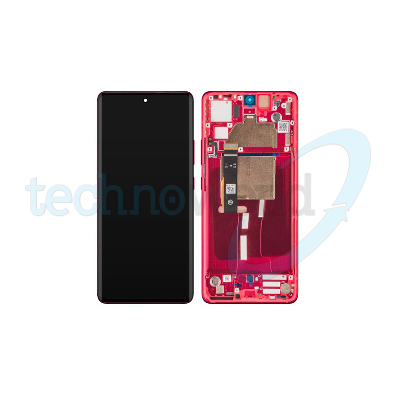 Display Ori. Moto Edge 30 Fusion magenta con Frame