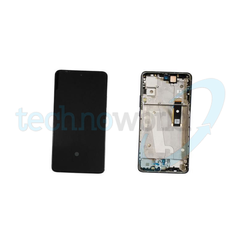 Display Ori. Moto Edge 30 Nero con Frame