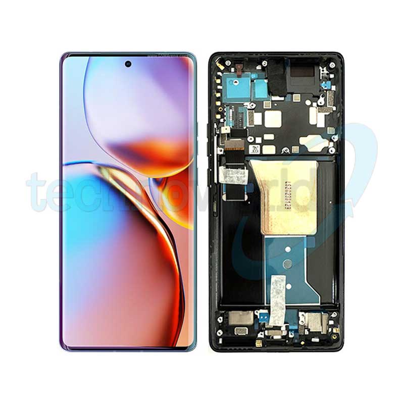 Display Ori. Moto Edge 40 Pro Nero con Frame