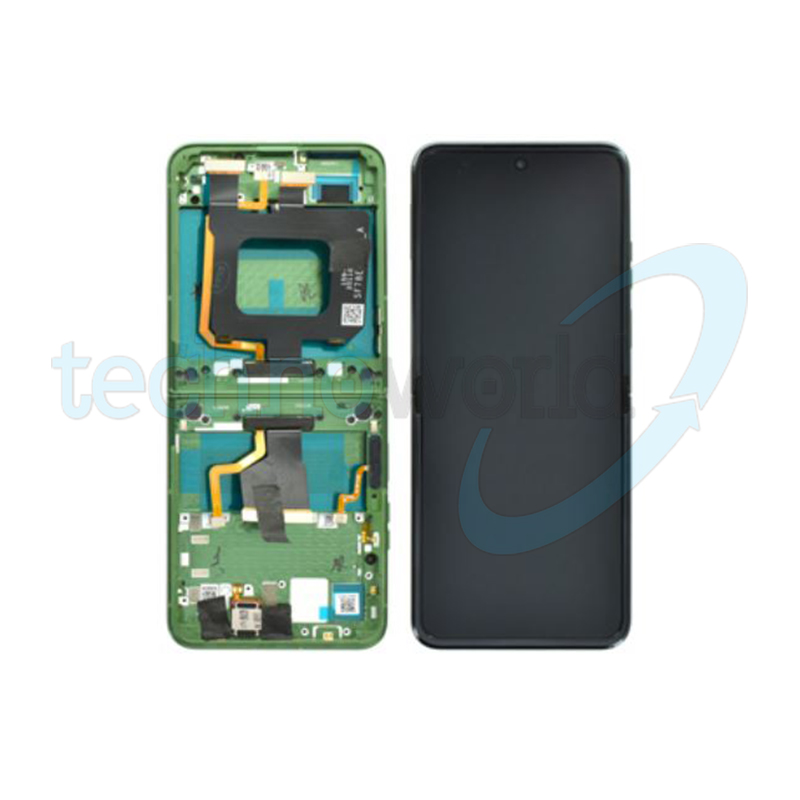 Display Ori. Moto Razr 50 Ultra Spring Green con Frame