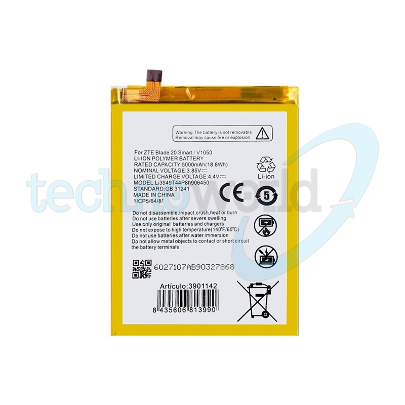 Batteria ZTE Li3949T44P8h906450